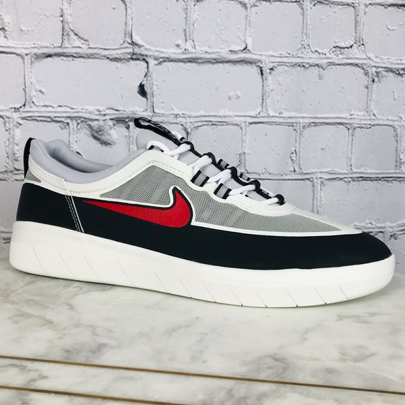 Nike SB Nyjah Free 2 Men’s Rouge Sport/Black Skateboarding Shoes BV2078-002 NEW - Picture 8 of 13